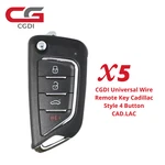 Cgdi Universal Wire Remote Key Cadillac Style 4 Button Cad.lac New. Price: $44.95.