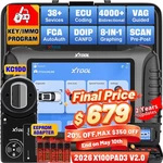 Xtool X100 PAD3 Car Key Programmer Immo Coding Bidirectional Diagnostic Scanner New. Price: $849.00.