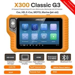 Obdstar X300 Classic G3 A1+A2 Used For Hd/ E-car/ Motorcycles/ Jet Ski New. Price: $1345.00.