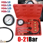 0-21 Bar Petrol Engine Cylinder Compression Tester Kit Automotive 4X Adapter New. Price: $15.69.