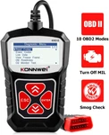 Konnwei KW310 OBD2 Scanner Car Code Reader Full Obdii Functions Black New. Price: $44.99.