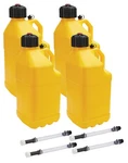 Allstar 40123-4 Utility Jug 5 Gal W/ Filler Hose Yellow 4PCS New. Price: $134.99.