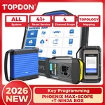 Topdon Phoenix Max Scanner T-ninja Box Immo Ecu Programming 4-CHANNEL Scope Kit New. Price: $3899.00.