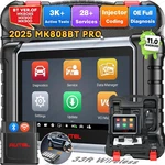 Autel Maxicom MK808BT Pro MK808Z-BT OBD2 Scanner Diagnostic Tool Upgraded 2025 New. Price: $435.00.