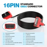 16 Pin Main Test Diagnostic Cable For Autel Maxisys MS908/DS808 /MX808 /MK808 New. Price: $16.95.