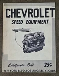 1950 Chevy 6 Cyl Speed Parts Catalog Hot Rod Drag Racing Intakes Cams Accessory New. Price: $49.99.