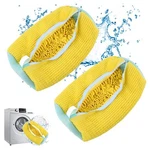 Laundry Shoe Bag For Washer Dryer Reusable All Types Sizes Yellow 2 Pcs New. Price: $26.99.
