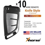 Xhorse XKKF21EN Vvdi Knife Style Flip Universal Wired Remote Key 3 Buttons New. Price: $43.95.