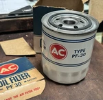 Nos Gm PF30 White Embossed Oil Filter Olds 442 W30 Pontiac Gto Tri Power Cadi New. Price: $349.99.