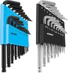 36-PIECE Hex Key Allen Wrench Set Sae/metric With 2 Storage Cases New. Price: $16.99.