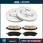Kac Front Disc Brake Rotors & Pads 31464+D1650 For Nissan Altima 2014-2019 New. Price: $92.99.