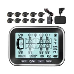 Trailer Tire Air Pressure Monitoring System, 4.5" Solar Tpms W/ 10 Flow Thru ... New. Price: $355.93.