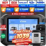 2026 Xtool X100 Max KC501 Immo & Key Programmer Diagnostic OBD2 Scanner Autoauth New. Price: $1299.00.