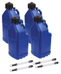 Allstar Performance ALL40122-4 Utility Jug 5 Gal W/ Filler Hose Blue 4PK New. Price: $134.99.