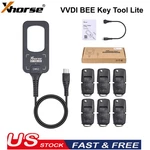 Xhorse Vvdi Bee Tool Lite Transponder With 6PCS XKB501EN Wire Remote Keys Us New. Price: $75.00.