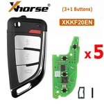 2026 5X Xhorse XKKF20EN Wire Remote Key Memoeial Knife Style 3+1 Buttons English New. Price: $44.95.