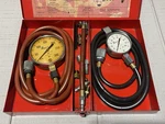 Snap-on Compression Testers Gauges W/ Fittings Oil, Hydraulic, Transmission Used. Price: $145.00.