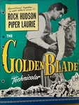 The Golden Blade (1953) Press Pack Cover Rock Hudson, Piper Laurie Used. Price: $21.50.