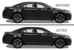 Chrome Delete Blackout Vinyl Overlay 2010-19 Ford Taurus Window Trim New. Price: $39.95.