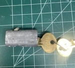Hudson 1/4 File Cabinet Lock Push Round Pin New With Screw And 2 Keys. Price: $6.75.