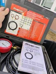 Snap On Tools High Oil Pressure Trans/ Engine Test Kit. Great Shape EEPV508 Used. Price: $225.00.