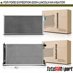 Radiator & Ac Condenser Cooling Kit Ford Expedition 2004LINCOLN Navigator New. Price: $236.99.