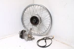 1966 Yamaha Twin Jet 100 YL1 YL-1 Rear Back Wheel Rim W/ Hub Brake Plate 1.40X17 Used. Price: $170.10.