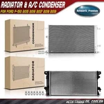 Radiator & Ac Condenser Cooling Kit Ford F-150 2015 2016 2017 2018 2019 Auto New. Price: $243.25.