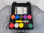 Hickok Waekon FPT25-16 Fuel Cap Adapter Set With FPT26-21 Pass/fail Standard Used. Price: $295.00.