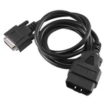 Autohaux 1.5M Obdii OBD2 Male 15 Pin Main Cable 59.06'', Black New. Price: $25.52.